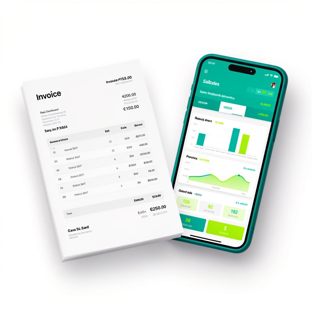 Restaurant invoice and billing screen from Apna POS software