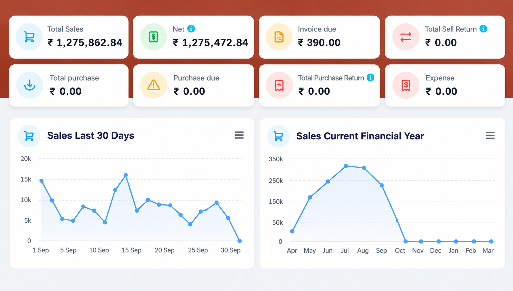 Indian GST POS invoice and billing screen from Apna POS